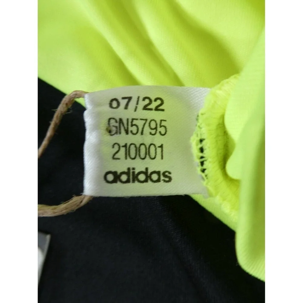 Adidas Black Signal Green Solar Yellow Two Piece Jersey Pants Unisex W-M M-S
